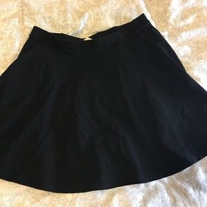 Flirty Black Forever 21 Circle Skirt Size Large